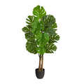 4' Monstera Artificial Tree UV Resistant (Indoor/Outdoor) by Nearly Natural