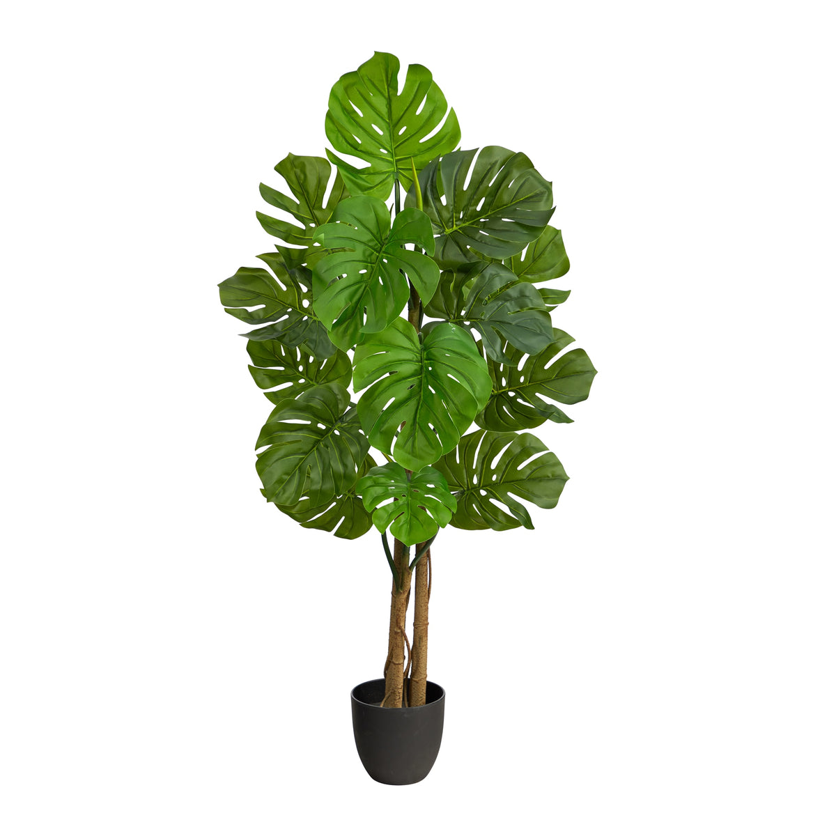 4' Monstera Artificial Tree UV Resistant (Indoor/Outdoor) by Nearly Natural
