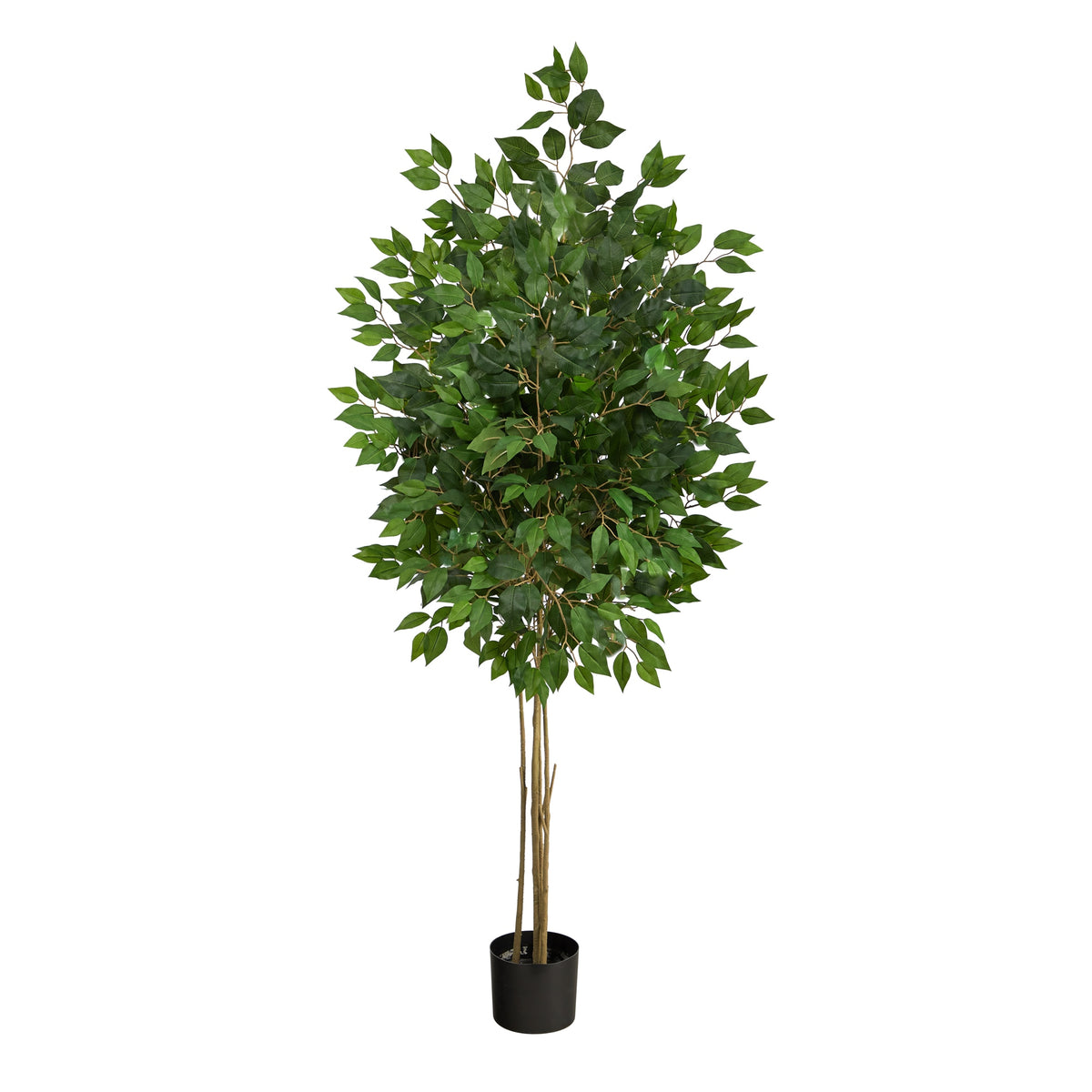 64" Ficus Artificial Tree UV Resistant (Indoor/Outdoor) by Nearly Natural