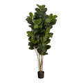 5.5' Oak Artificial Tree UV Resistant (Indoor/Outdoor) by Nearly Natural