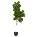 5.5' Fiddle Leaf Fig Artificial Tree by Nearly Natural