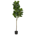 4.5' Fiddle Leaf Fig Artificial Tree by Nearly Natural