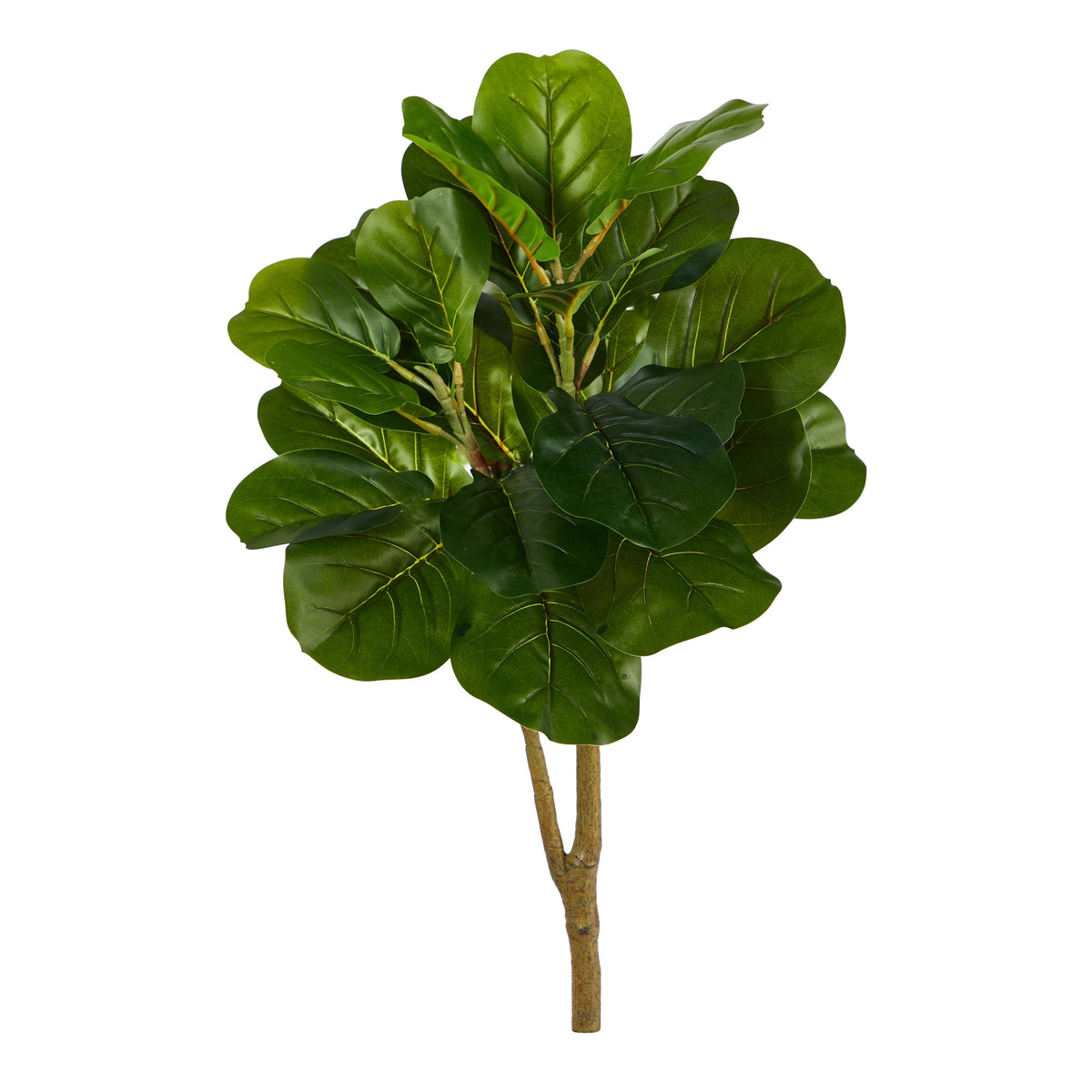 2.5' Fiddle Leaf Fig Artificial Tree  (No Pot) by Nearly Natural