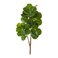 3.5' Fiddle Leaf Fig Artificial Tree  (No Pot) by Nearly Natural