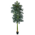 10' Double Stalk Golden Cane Artificial Palm Tree by Nearly Natural