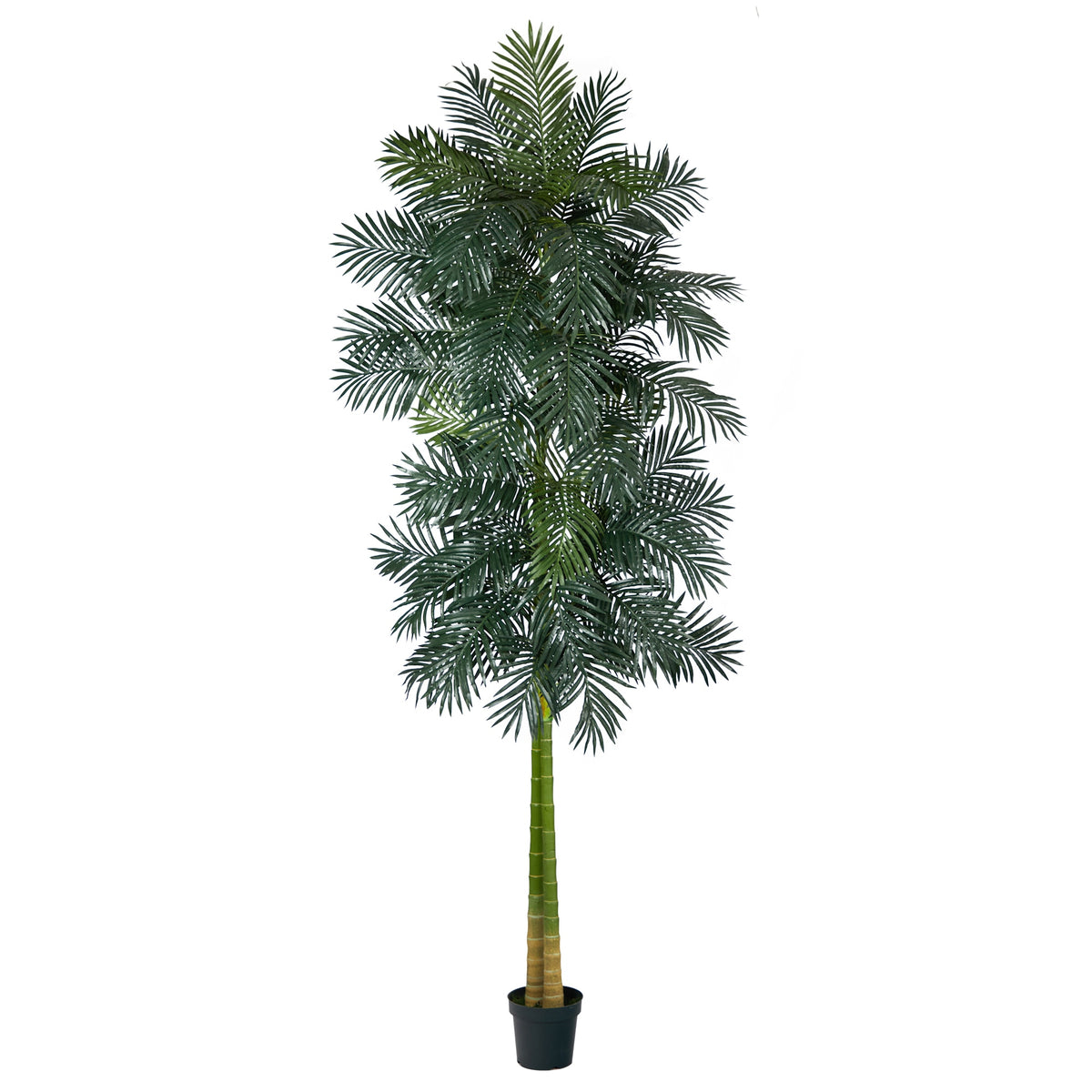 10' Double Stalk Golden Cane Artificial Palm Tree by Nearly Natural