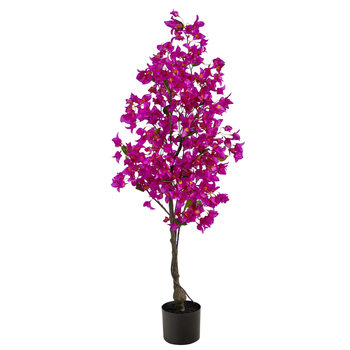 4' Bougainvillea Artificial Tree by Nearly Natural in Purple