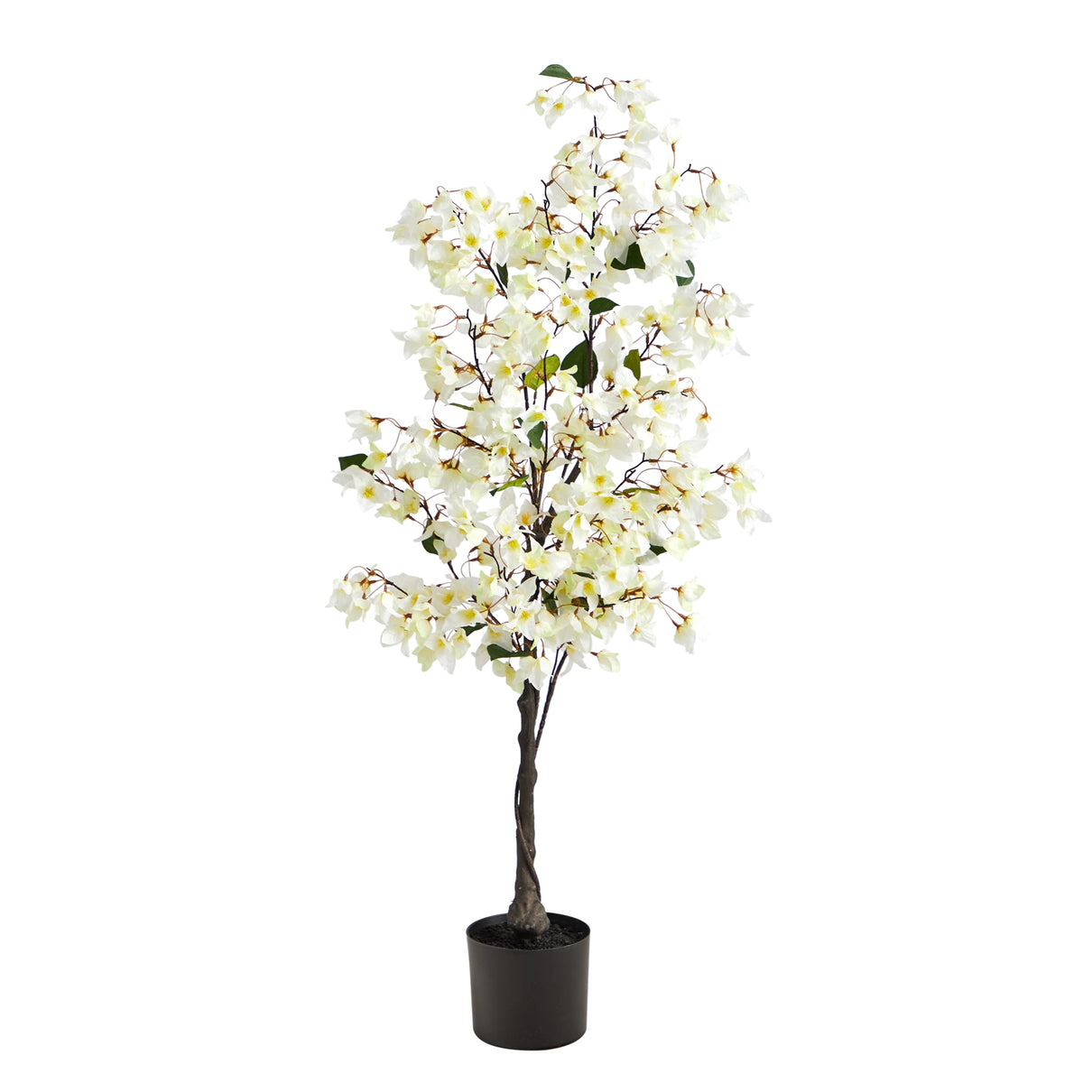 4' Bougainvillea Artificial Tree by Nearly Natural in White