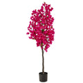 5' Bougainvillea Artificial Tree by Nearly Natural in Pink