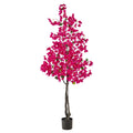 6' Bougainvillea Artificial Tree by Nearly Natural in Pink