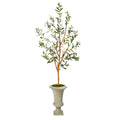 57" Olive Artificial Tree in Sand Colored Urn by Nearly Natural