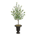 57" Eucalyptus Artificial Tree in Charcoal Urn by Nearly Natural