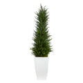 3.5' Cypress Tree in Planter UV Resistant (Indoor/Outdoor) by Nearly Natural