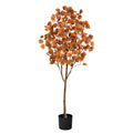 5' Autumn Eucalyptus Artificial Tree by Nearly Natural