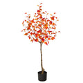4' Fall Birch Artificial Autumn Tree by Nearly Natural