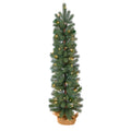 3' Green Pine Artificial Christmas Tree with 50 Lights by Nearly Natural