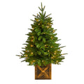 3' Christmas Tree with 272 Bendable Branches and 50 Lights by Nearly Natural