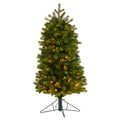 48" Slim Colorado Mountain Spruce Artificial Christmas Tree by Nearly Natural