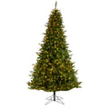 9' Vermont Spruce Artificial Christmas Tree with 850 Color by Nearly Natural