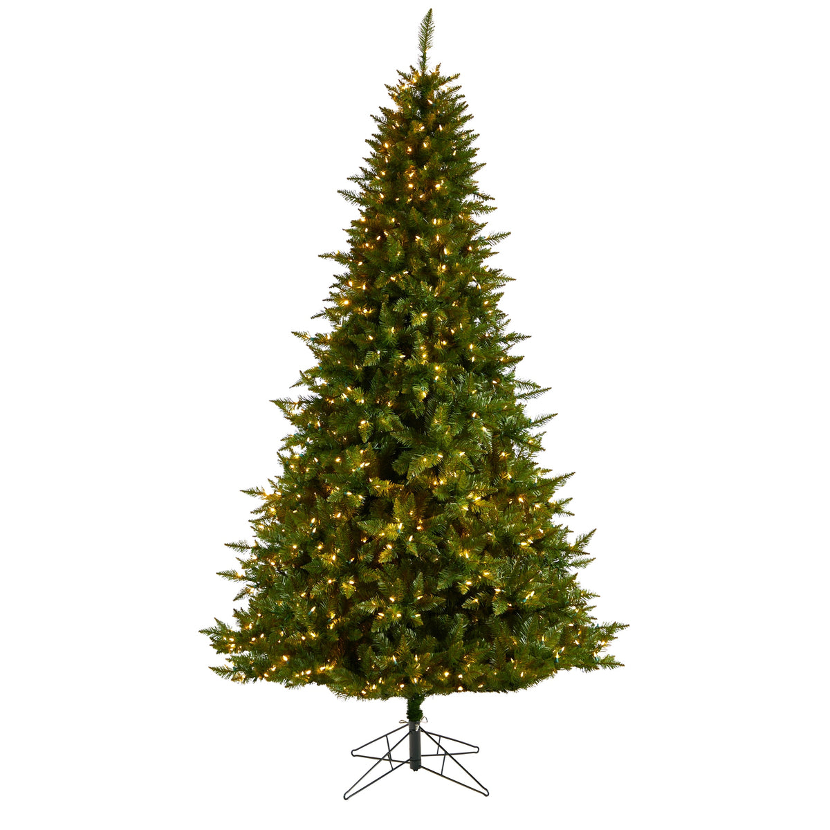 9' Vermont Spruce Artificial Christmas Tree with 850 Color by Nearly Natural