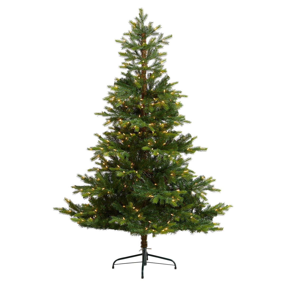 6' North Carolina Spruce Christmas Tree w/631 LEDs by Nearly Natural