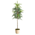 3.5' Winniepeg Artificial Pine Tree in Decorative Planter by Nearly Natural