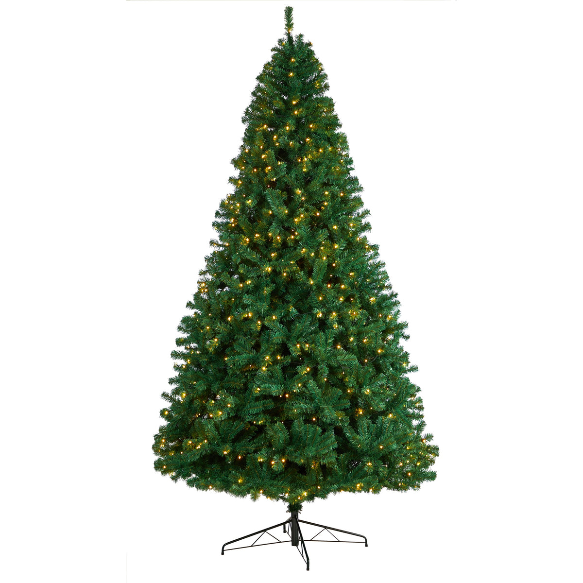 9' Northern Tip Artificial Christmas Tree with 650 Clear by Nearly Natural
