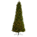 9.5' Slim Colorado Mountain Spruce Artificial Tree by Nearly Natural
