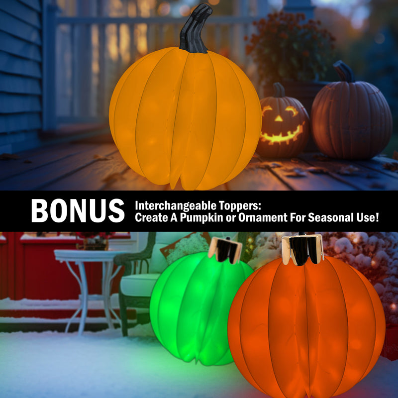 Twinklers™ Orb | 18" Indoor & Outdoor Foldable Lighted Orb