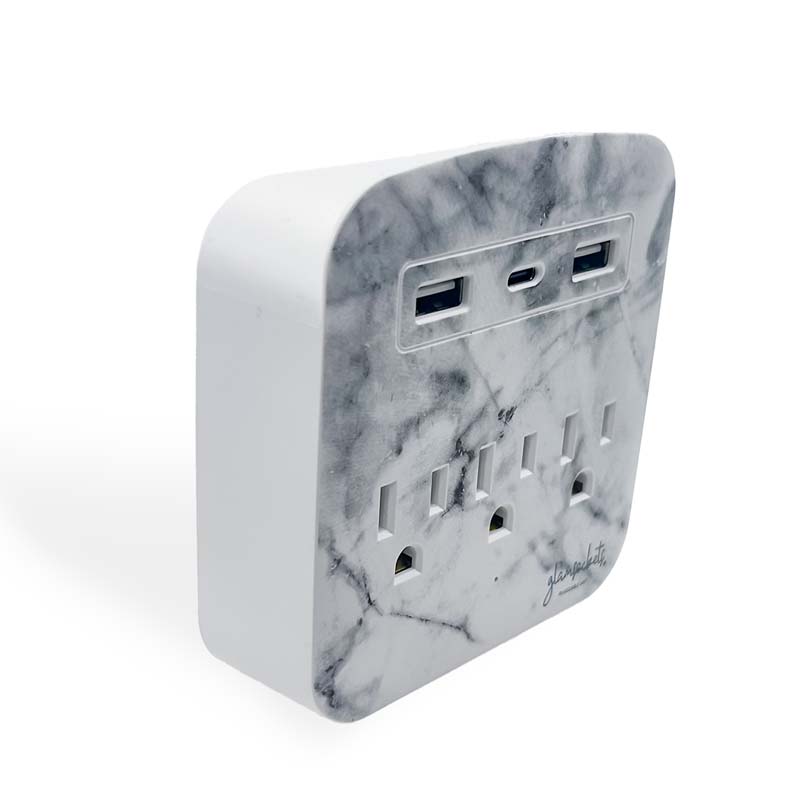 Glamsockets™ Surge Protector With Phone Holder