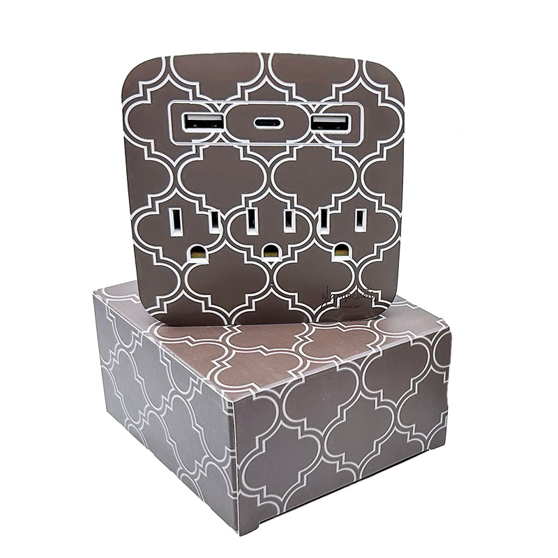 Glamsockets™ Surge Protector With Phone Holder