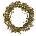 20" Autumn Gypsophila Artificial Wreath by Nearly Natural