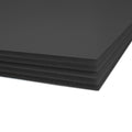 18" x 24" Double-Sided Total Black Foam Board, 3/16" Thick - Pack of 5