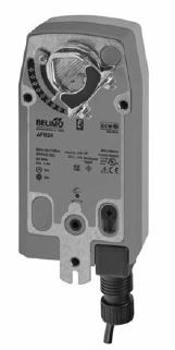 Belimo Configurable Damper Actuator, 180 in-lb [20 Nm], Spring return, AC/DC 24 V, 2...10 V, modulating AFX24-SR