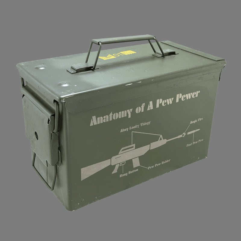 Army Surplus Steel Ammo Can — 50 Cal