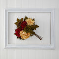 16" Peony Hydrangea and Dahlia Flower Bouquet (Set of 2) by Nearly Natural
