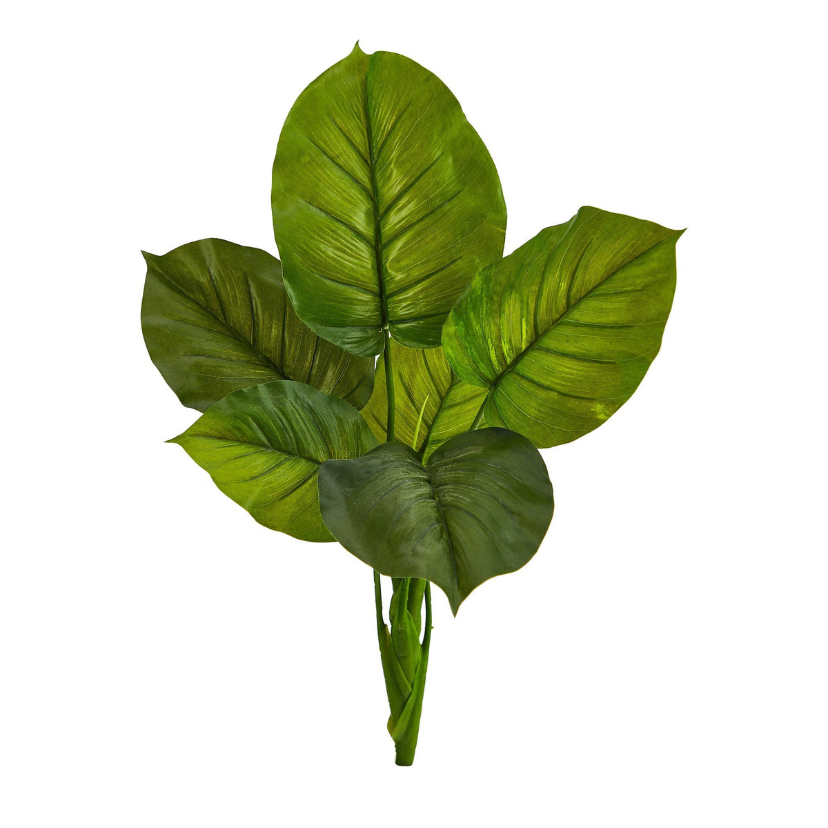 27" Large Philodendron Leaf Artificial Plant (Set of 4) by Nearly Natural
