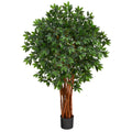 4.5' Lychee Artificial Tree with Natural Trunk by Nearly Natural