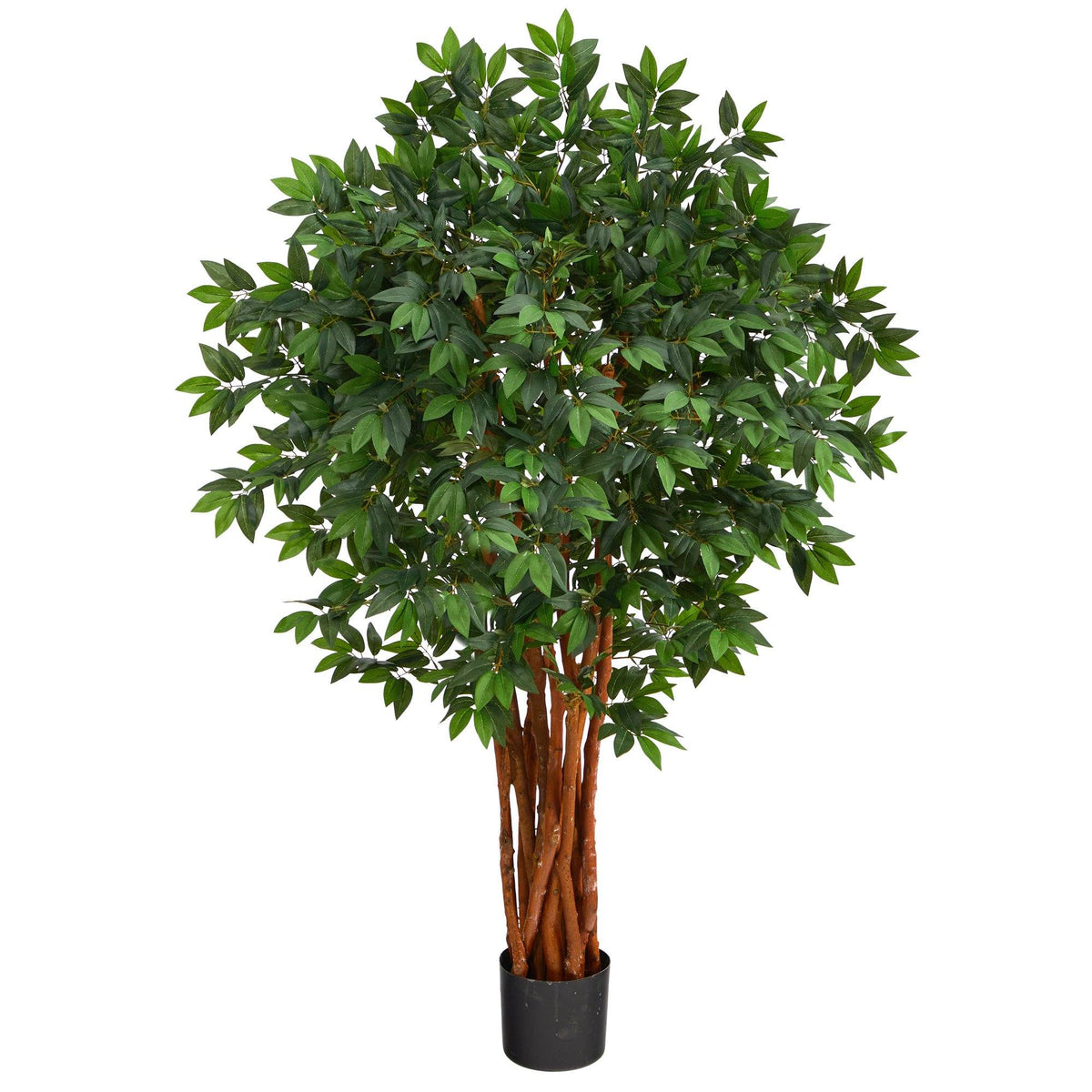 4.5' Lychee Artificial Tree with Natural Trunk by Nearly Natural