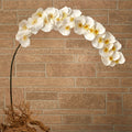 5' Large Phalaenopsis Orchid Artificial Flower (Set of 2) by Nearly Natural in White