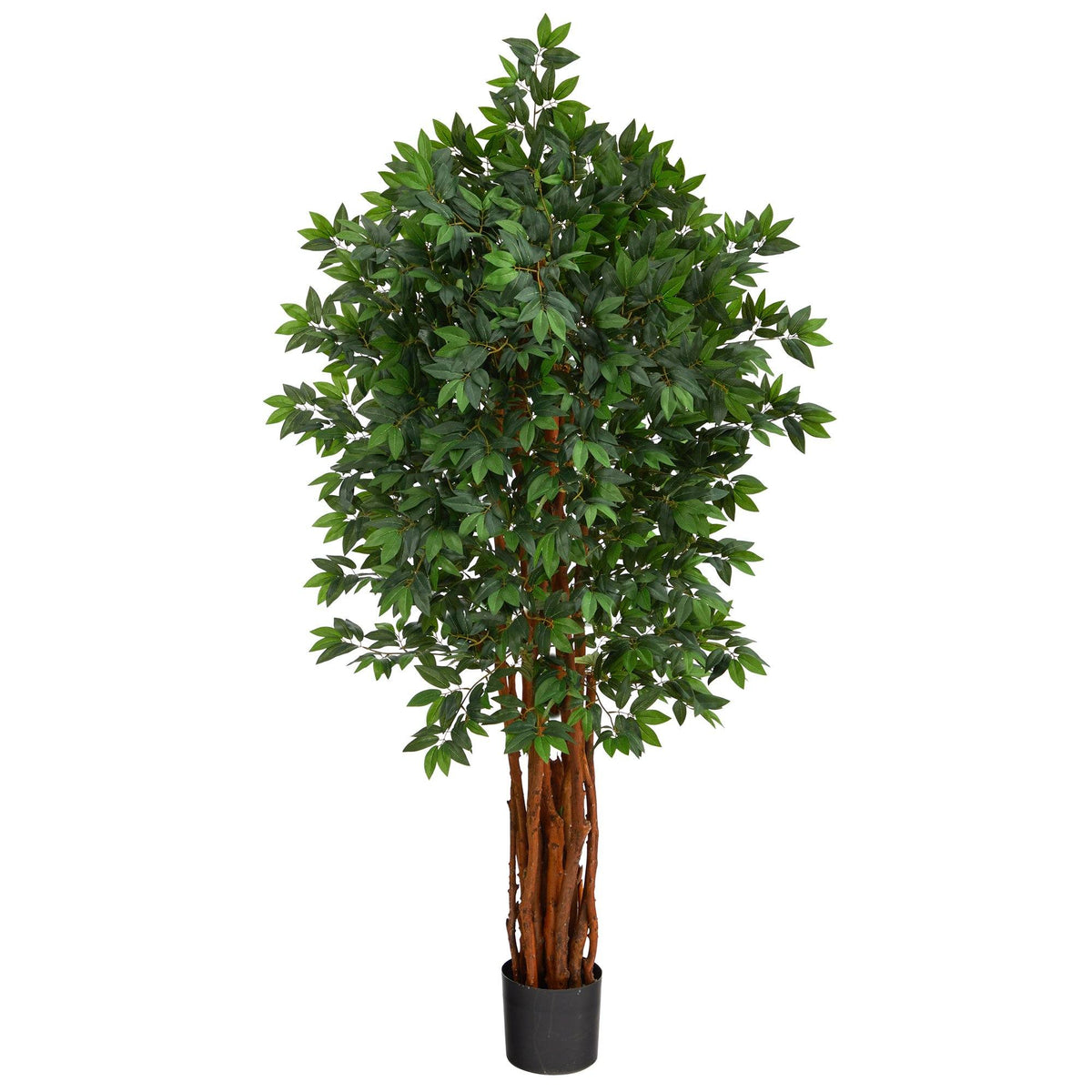 5.5' Lychee Artificial Tree with Natural Trunk by Nearly Natural