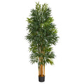 5.5' Phoenix Artificial Palm tree with Natural Trunk by Nearly Natural