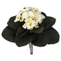 9" African Violet Artificial Plant (Set of 6) by Nearly Natural in Cream Pink