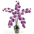 Five Stem Phalaenopsis Liquid Illusion Mauve by Nearly Natural in Mauve