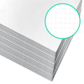 20 x 28 Fade-Line White Foam Board, 1/2" Grid Pack of 25