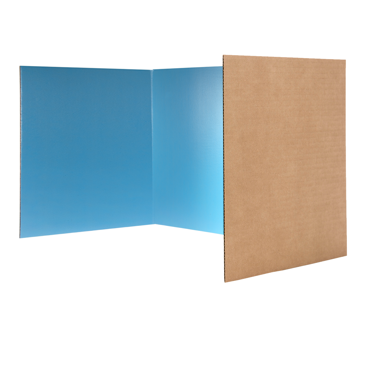 18 x 48 1 Ply Sky Blue Project Board - Carton of 24 supplier units