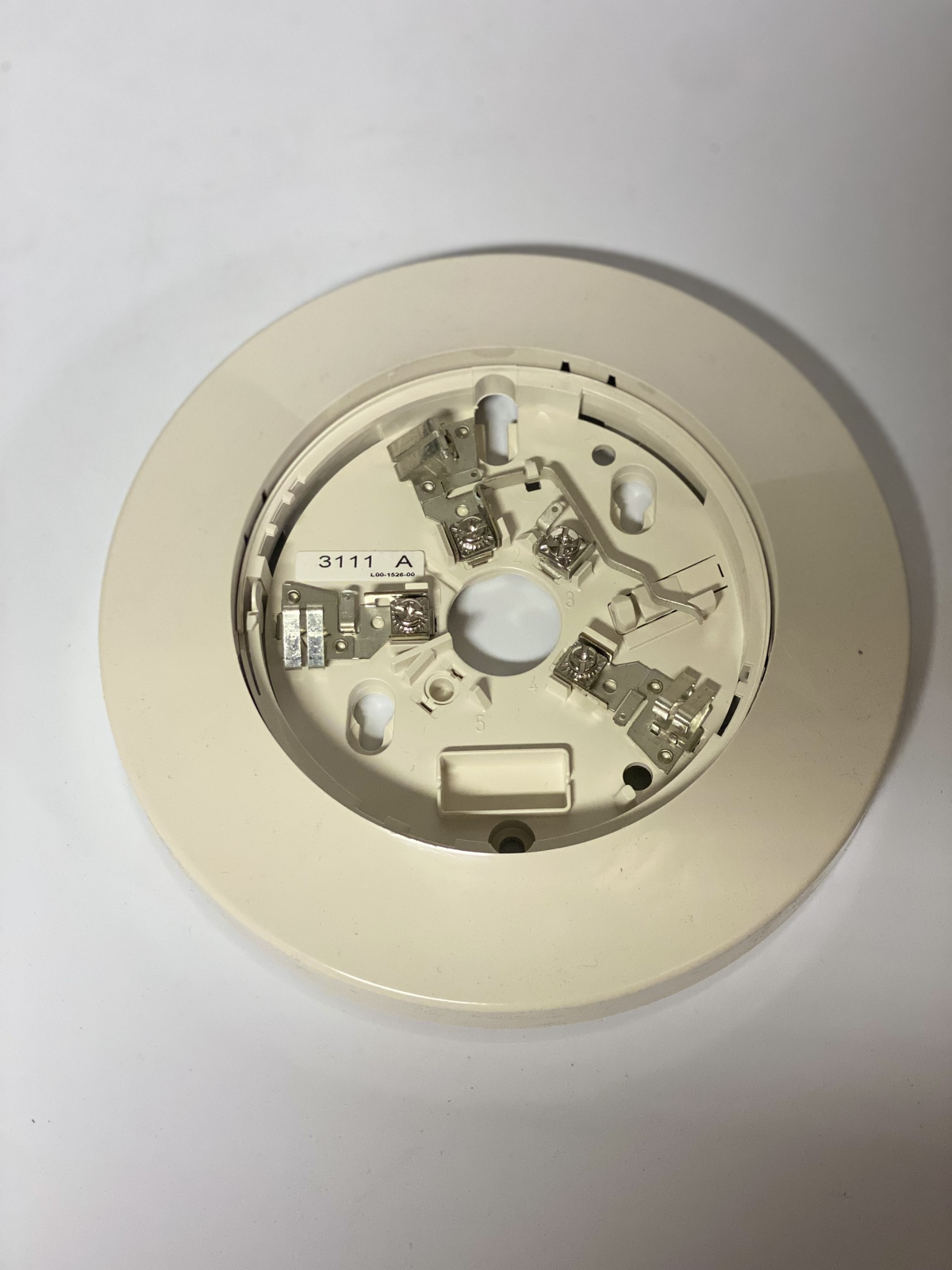 System Sensor Base, 2-Wire, Low-Profile, Flanged, 12/24Vdc B110LP