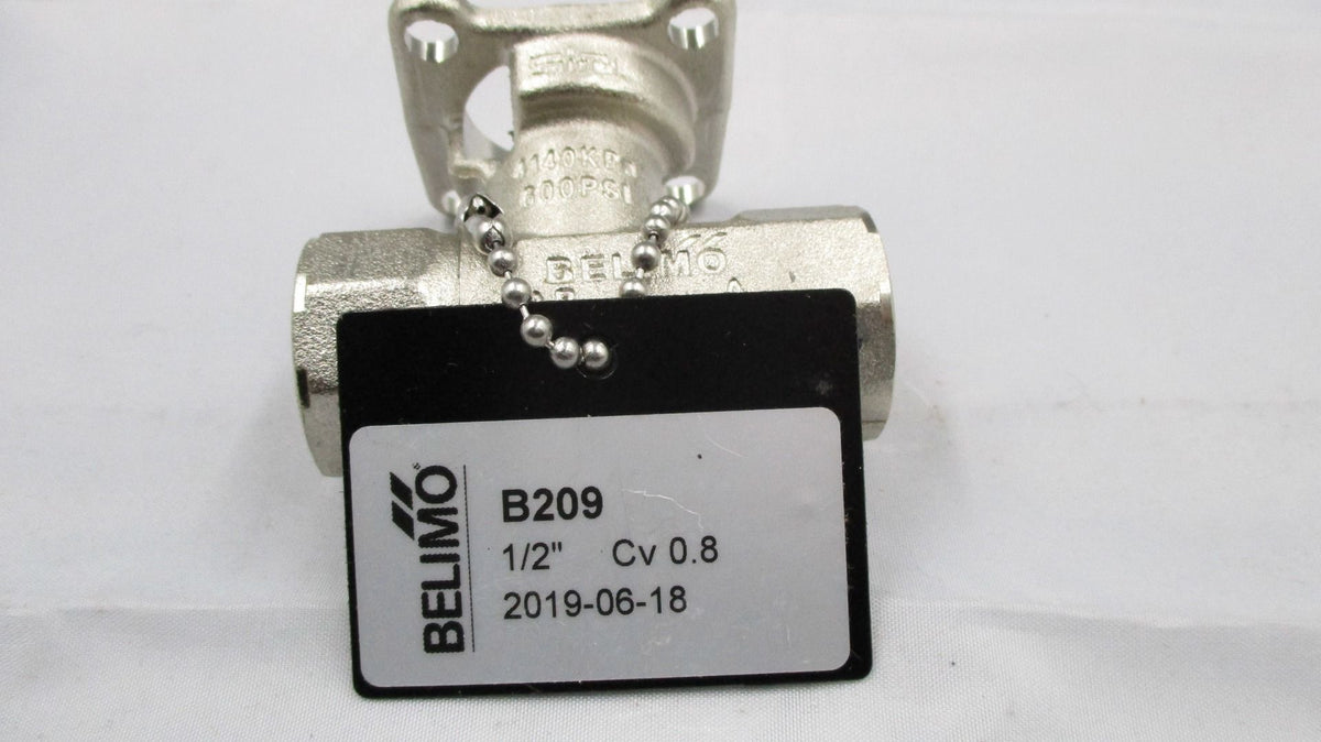 Belimo Characterized Control Valve (CCV), 1/2", 2-way, Cv 0.8 B209