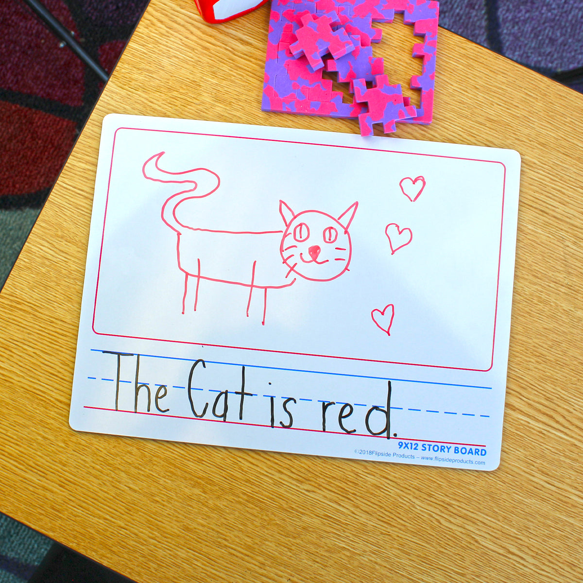 9 x 12 Two Sided Story Marker Board Class Pack of 12