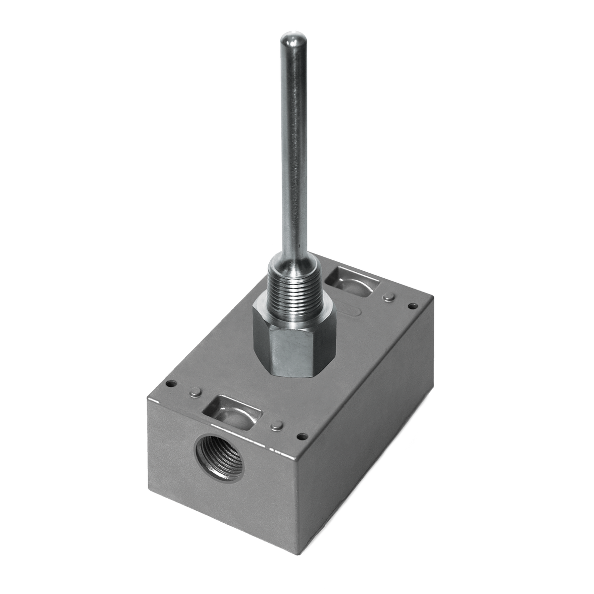 ACI (Automation Components Inc) A/Tt100-I-2.5"-2-Bb Transmitter W/ 100 Ohm Rtd, Immersion, Welded Well, 2.5", Nema 3R Enclosure, 2-10Vdc 132155
